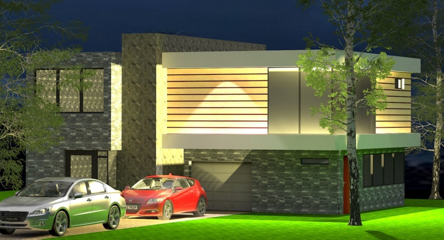 residential area 3d model 3D model_2