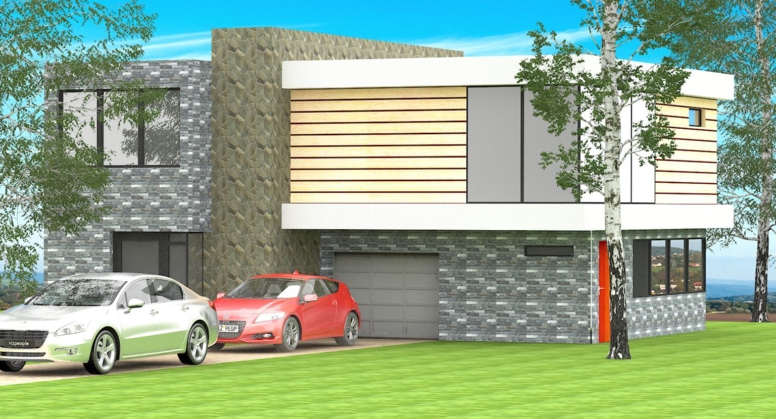 residential area 3d model 3D model_1