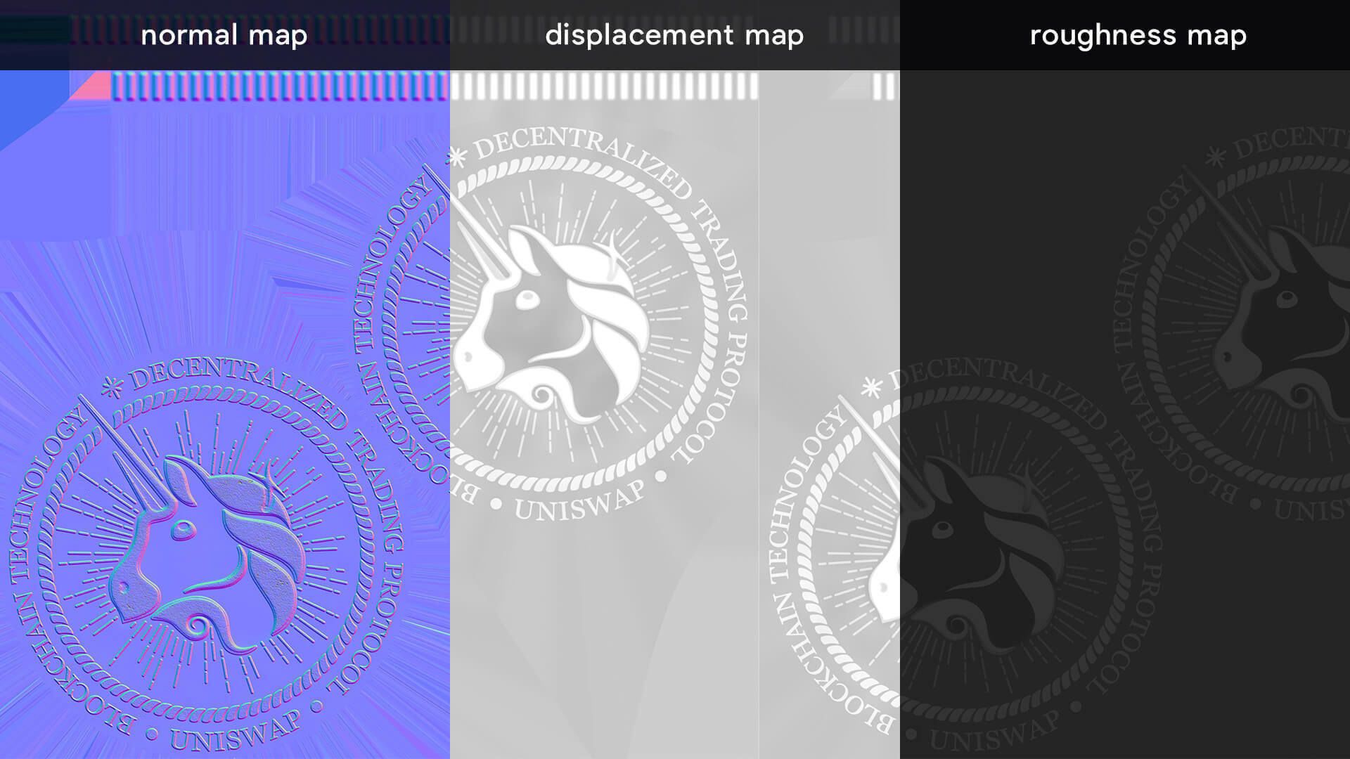 Uniswap high details 8K PBR Low-poly 3D model_10