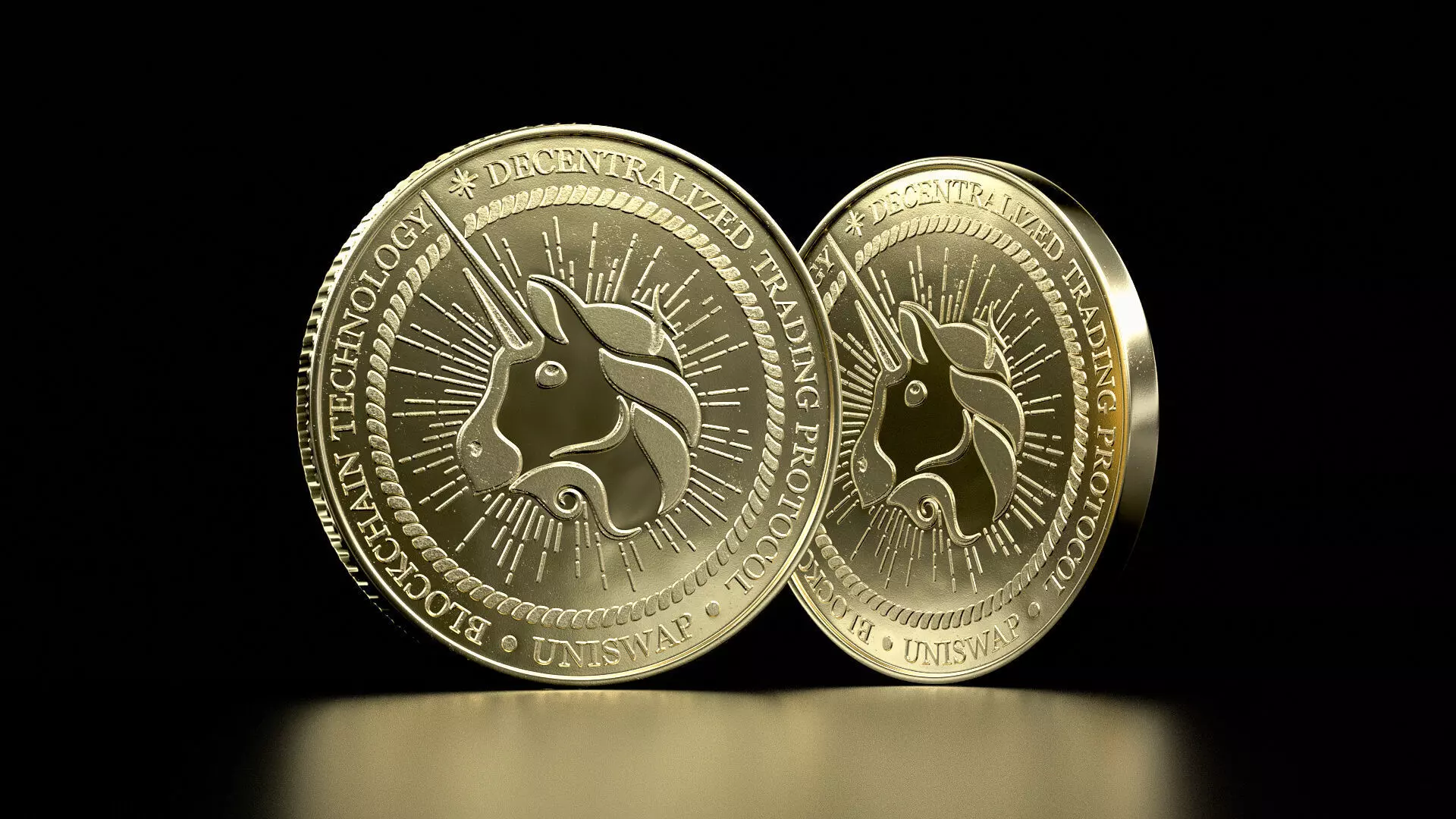 Uniswap high details 8K PBR Low-poly 3D model_0