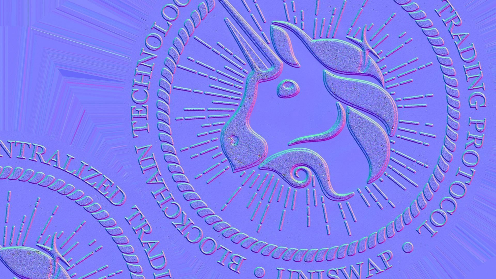 Uniswap high details 8K PBR Low-poly 3D model_2