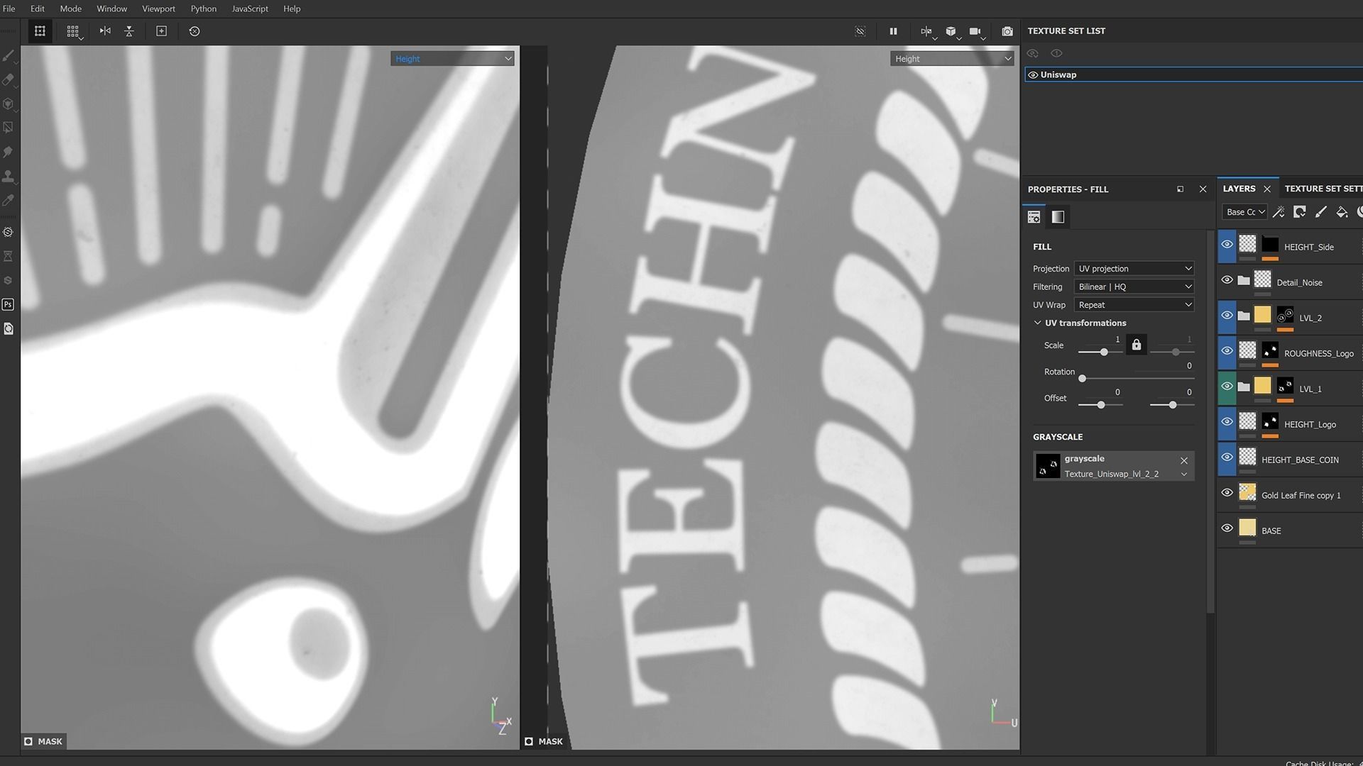 Uniswap high details 8K PBR Low-poly 3D model_15