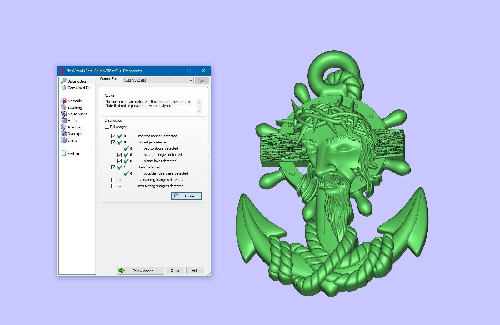 Gold N852 3D print model_5
