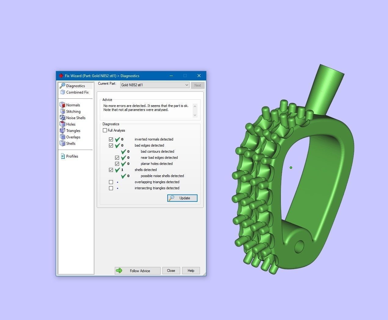 Gold N852 3D print model_7