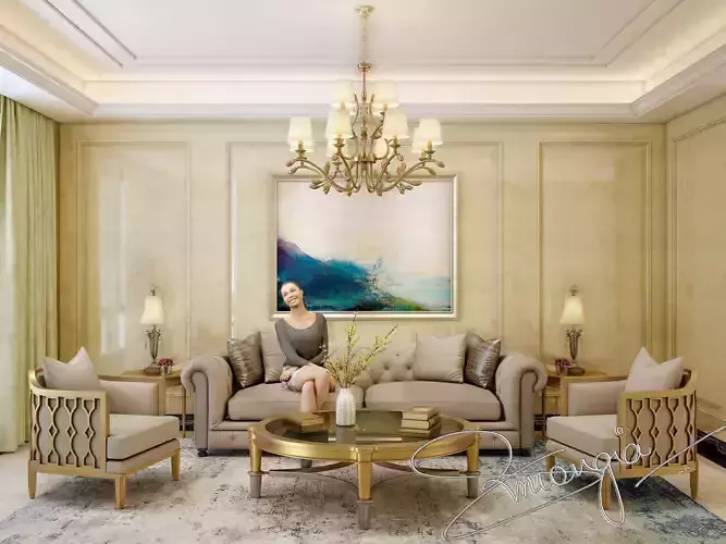 Classical living room 