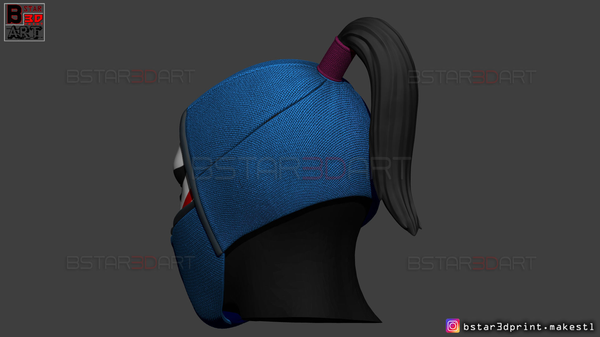Death Dealer Mask - Shang Chi Cosplay - Marvel Comics 3D print model_10