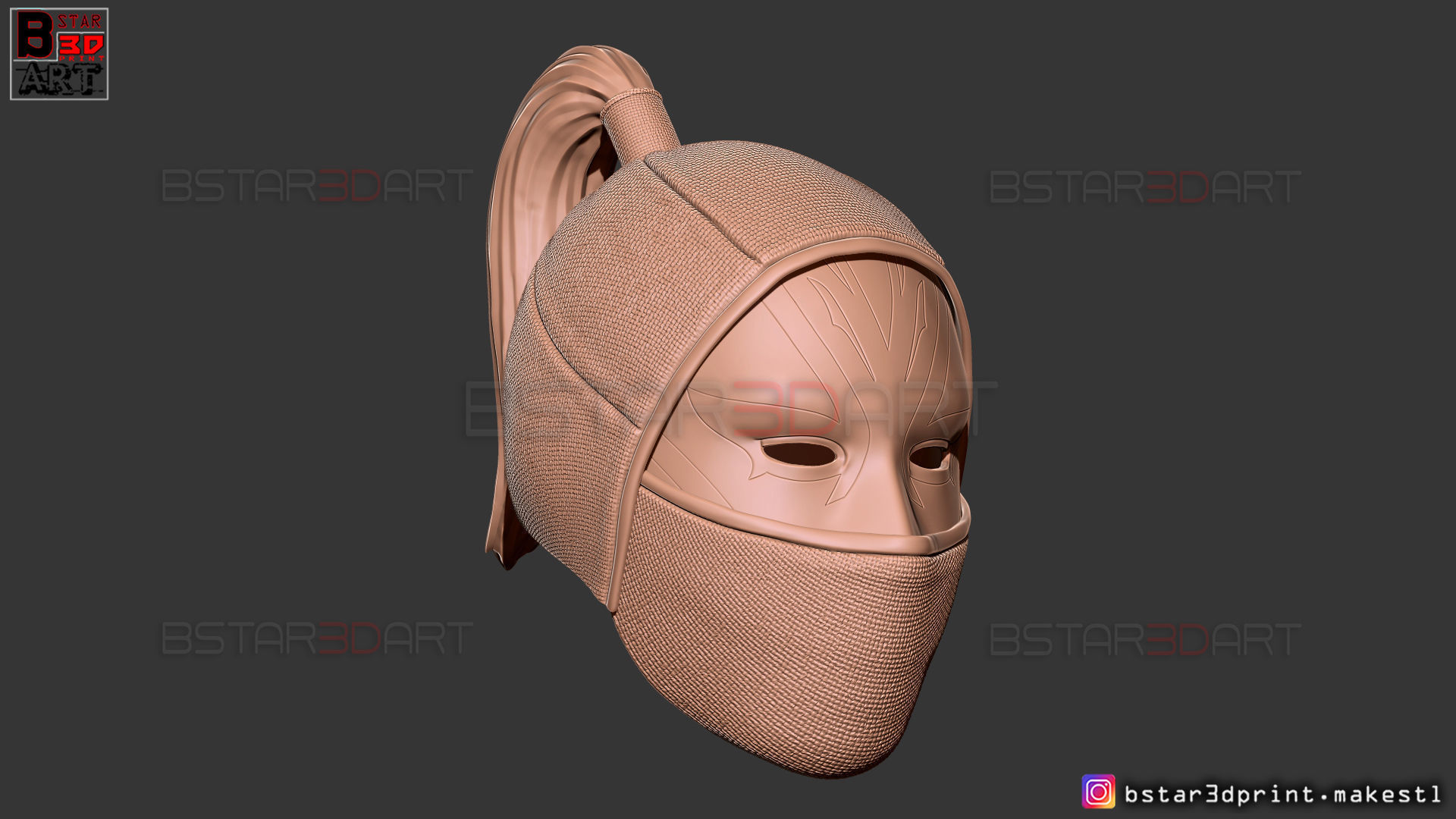 Death Dealer Mask - Shang Chi Cosplay - Marvel Comics 3D print model_23