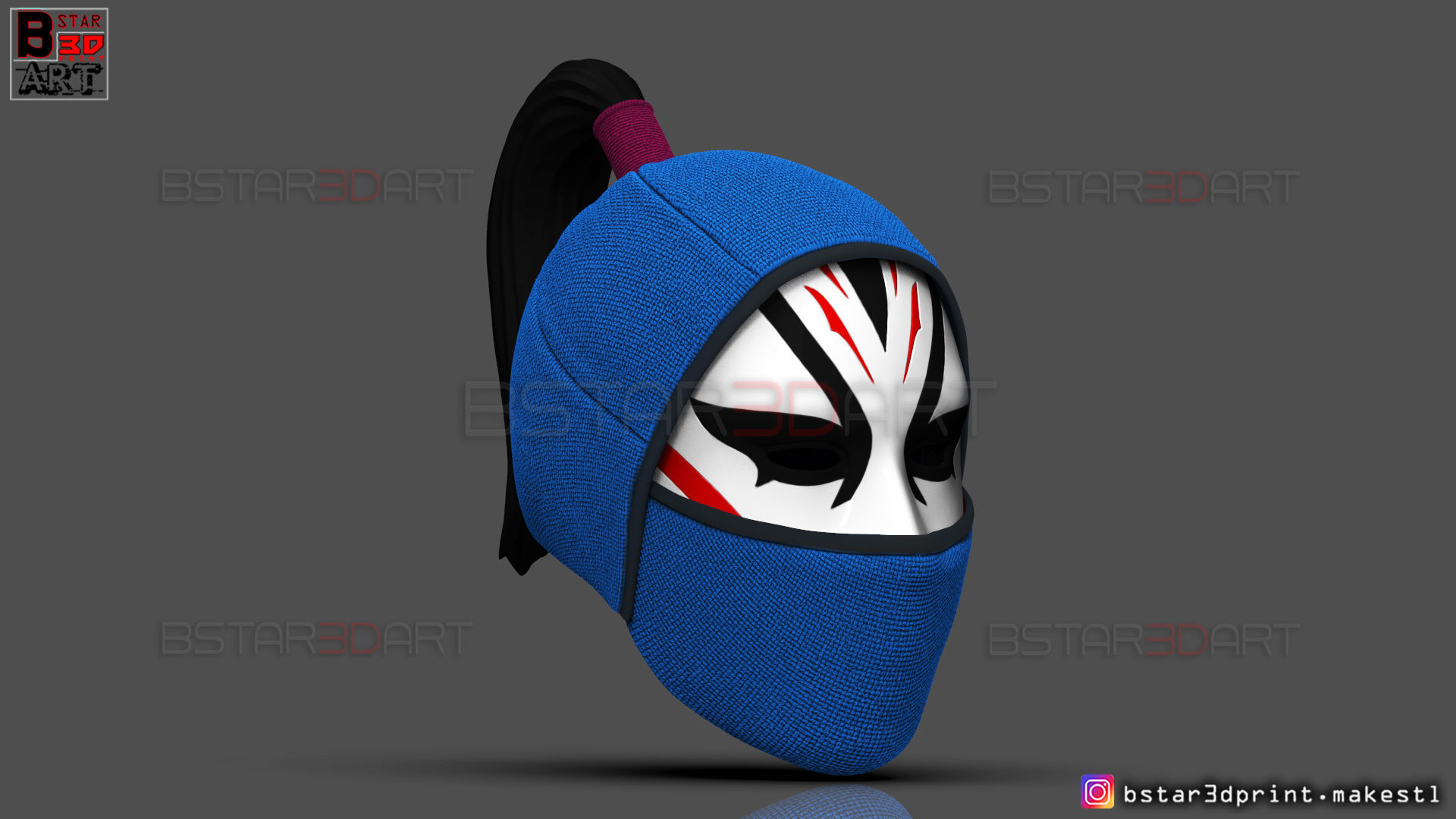 Death Dealer Mask - Shang Chi Cosplay - Marvel Comics 3D print model_6