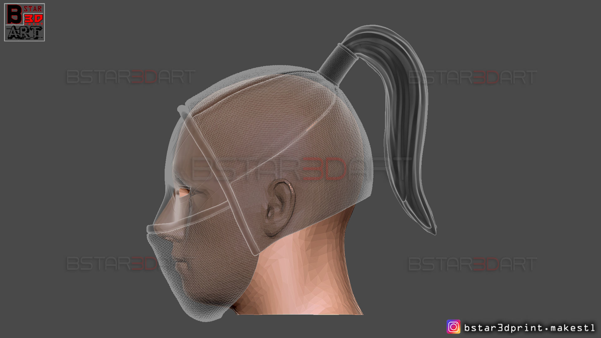 Death Dealer Mask - Shang Chi Cosplay - Marvel Comics 3D print model_28