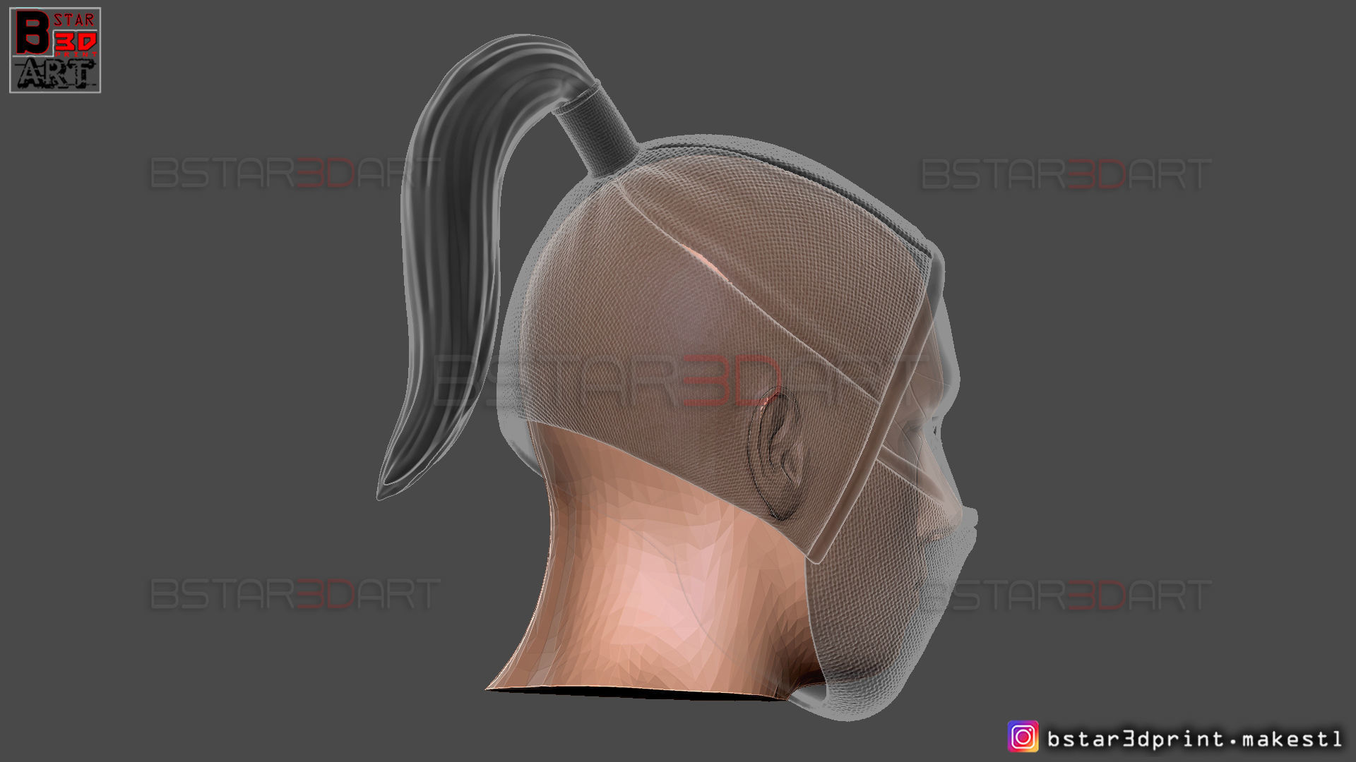 Death Dealer Mask - Shang Chi Cosplay - Marvel Comics 3D print model_29