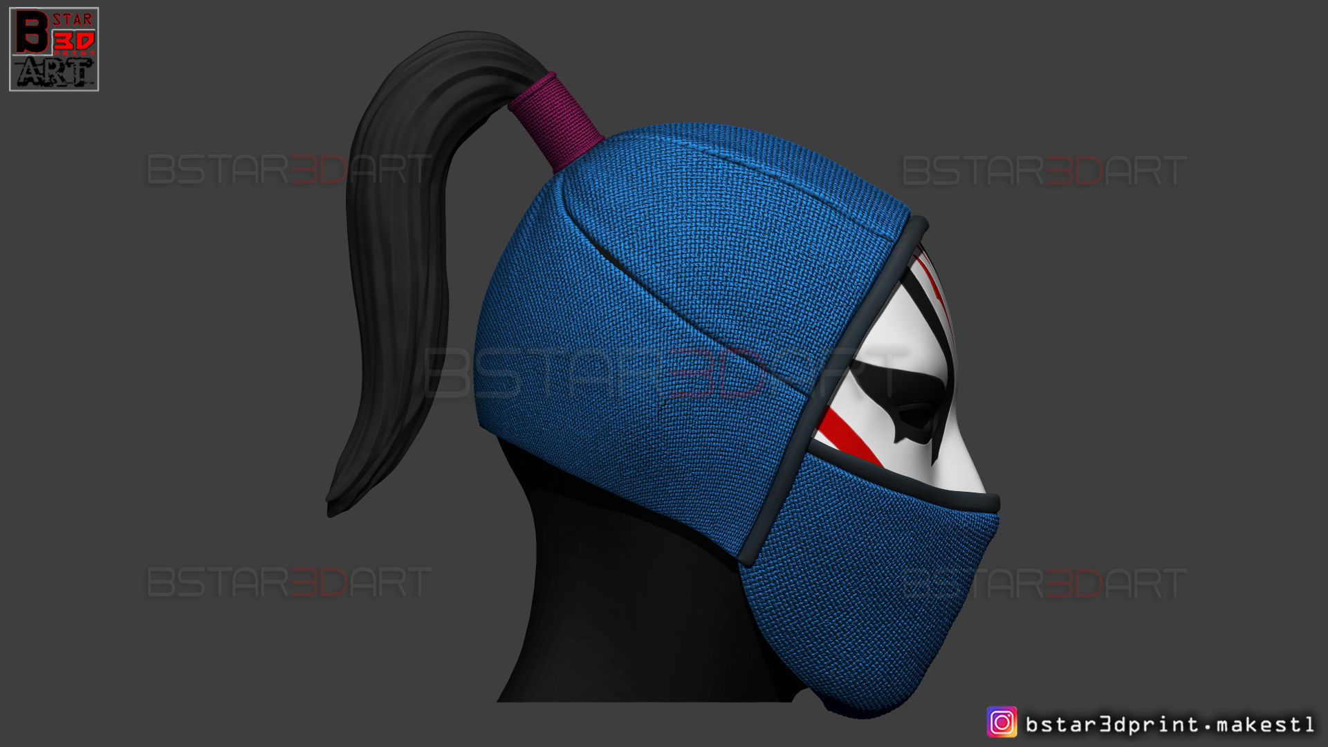 Death Dealer Mask - Shang Chi Cosplay - Marvel Comics 3D print model_13
