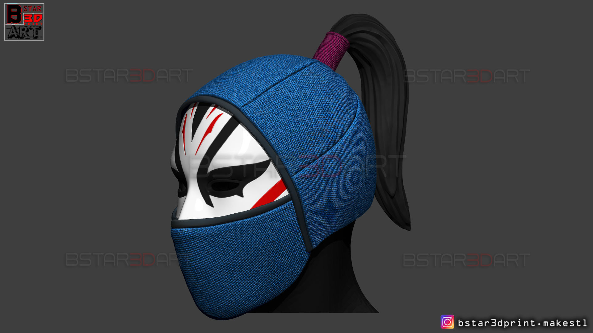 Death Dealer Mask - Shang Chi Cosplay - Marvel Comics 3D print model_8