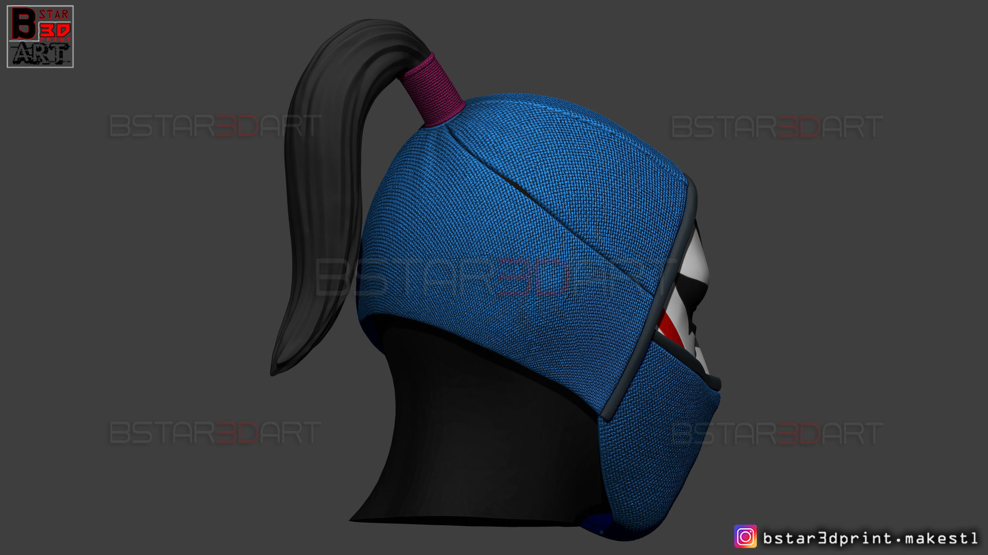 Death Dealer Mask - Shang Chi Cosplay - Marvel Comics 3D print model_12