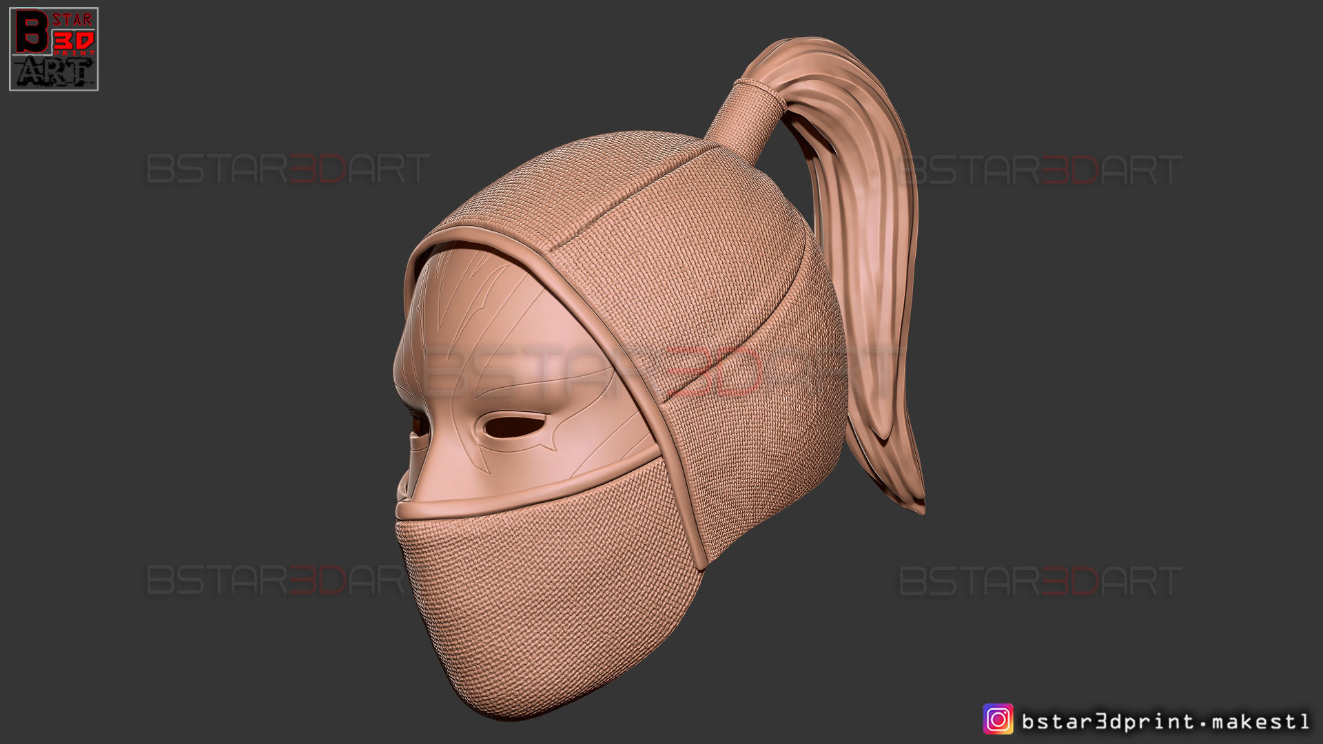 Death Dealer Mask - Shang Chi Cosplay - Marvel Comics 3D print model_17