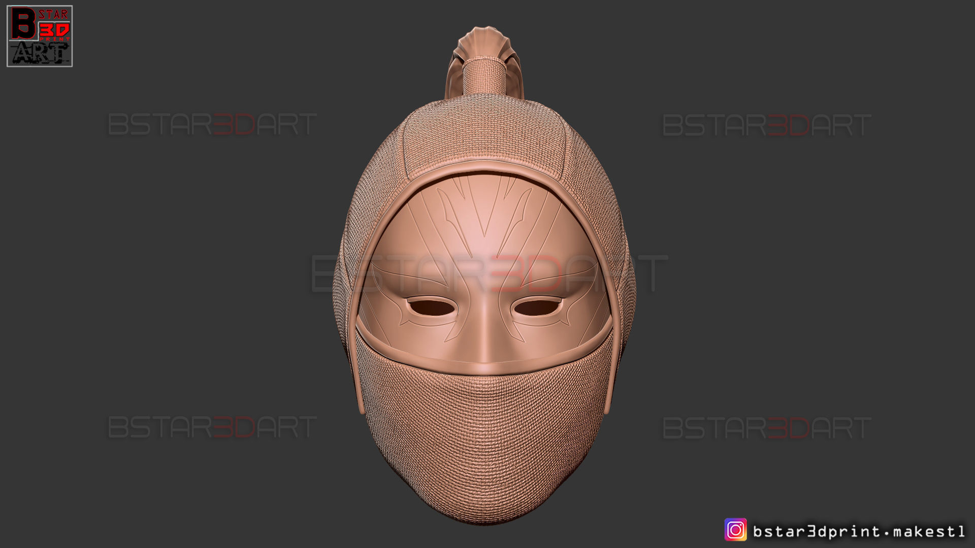 Death Dealer Mask - Shang Chi Cosplay - Marvel Comics 3D print model_16