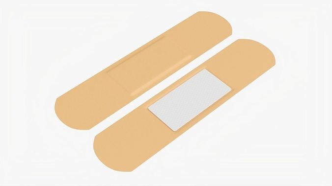Sticking plaster 3D model