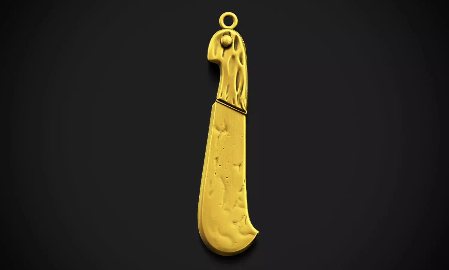 Machete Pendant Free 3D print model