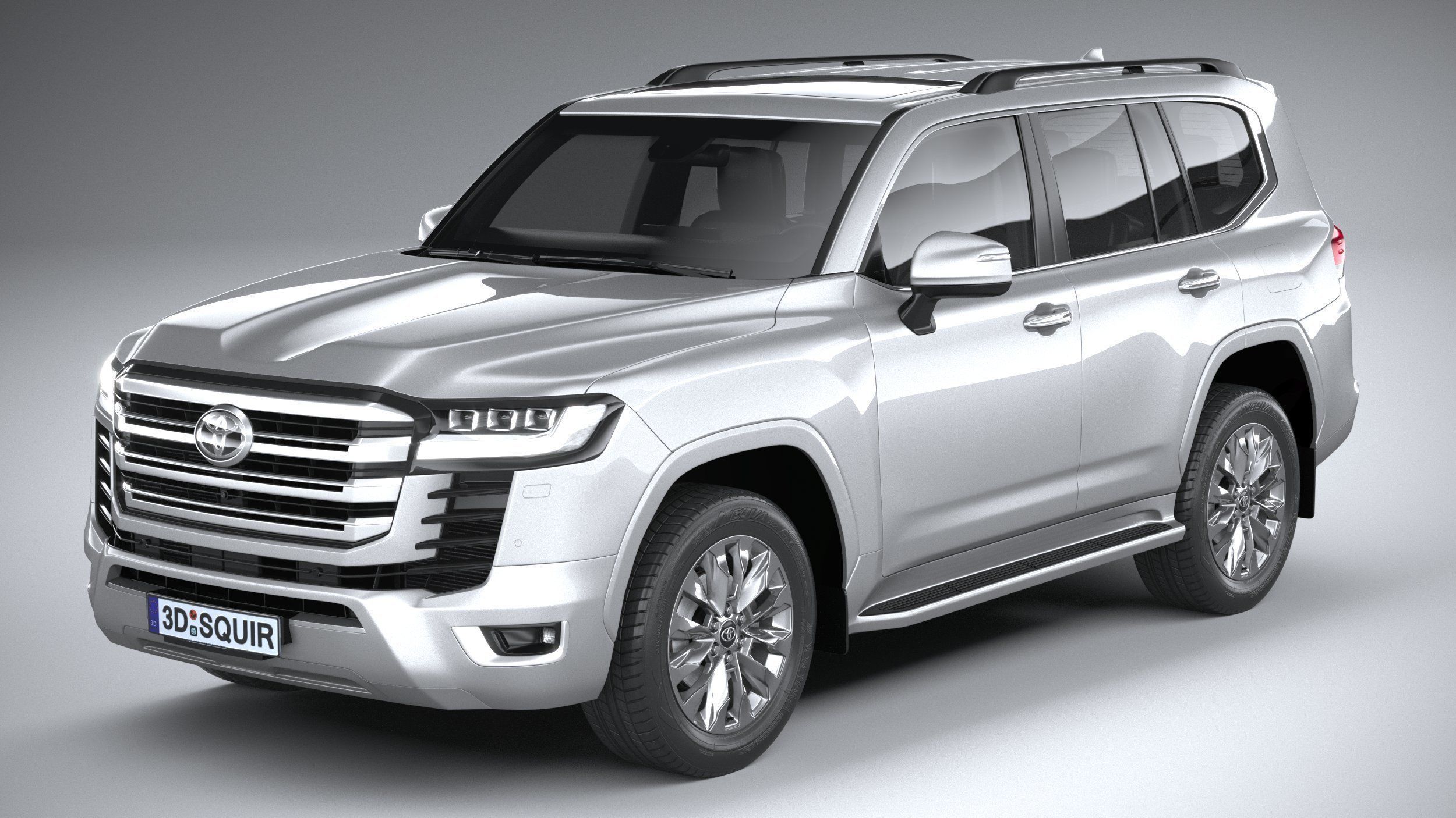 Toyota Land Cruiser ZX 2022 3D model | CGTrader
