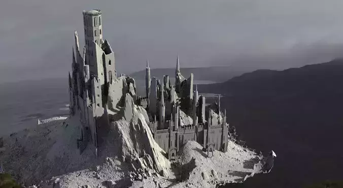 Medieval Fortress Dark ages