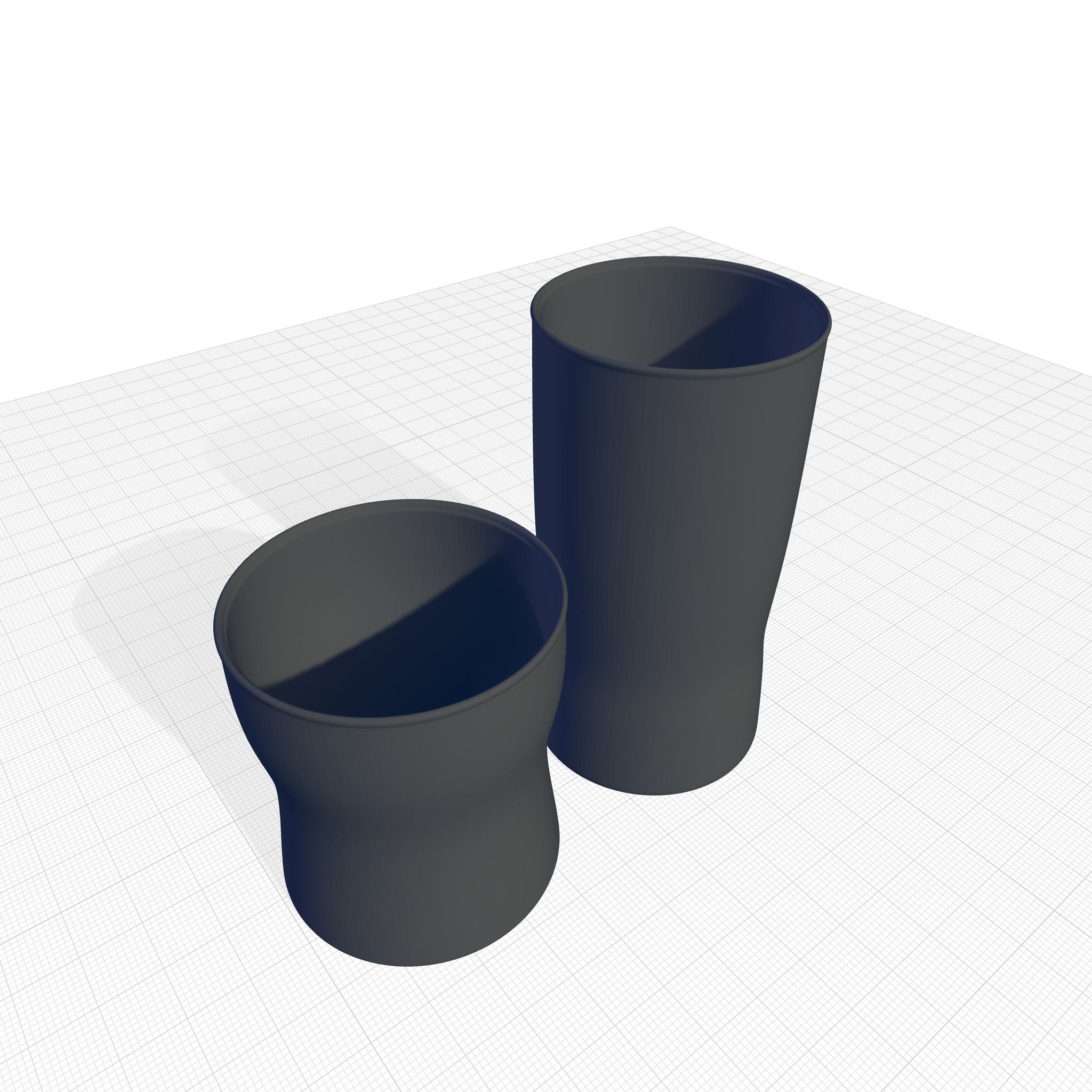 Libbey Blue Ribbon Tumbler and Rocks Glass  3D model_3