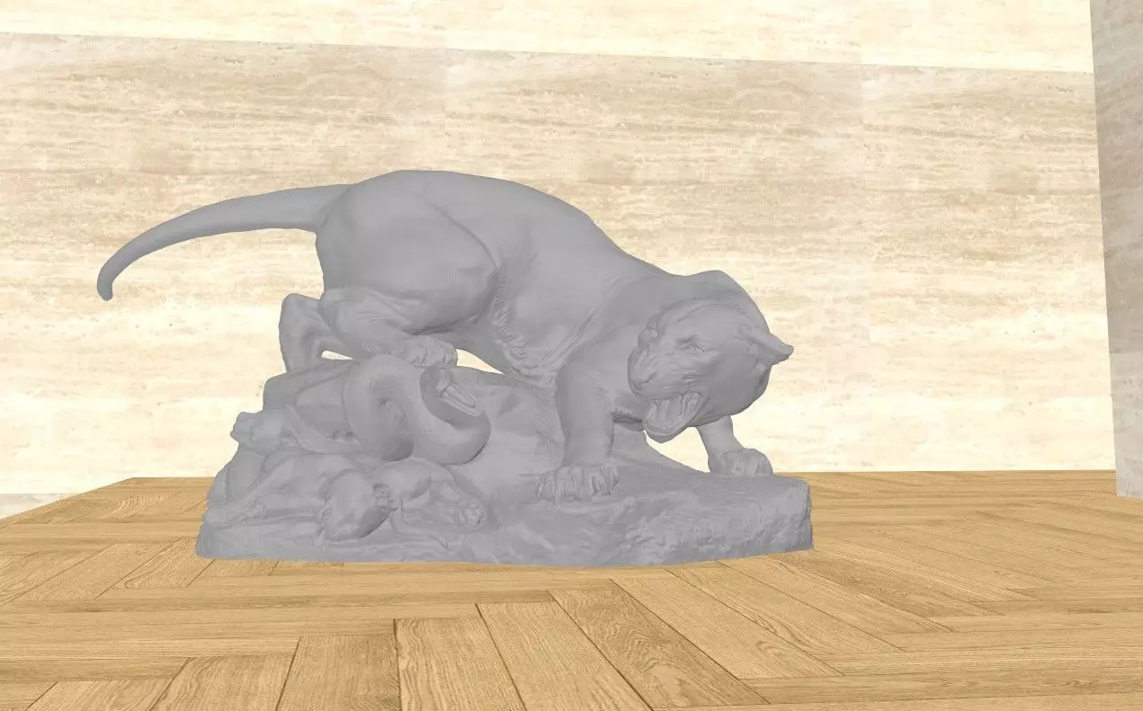 Black Panther Free 3D model