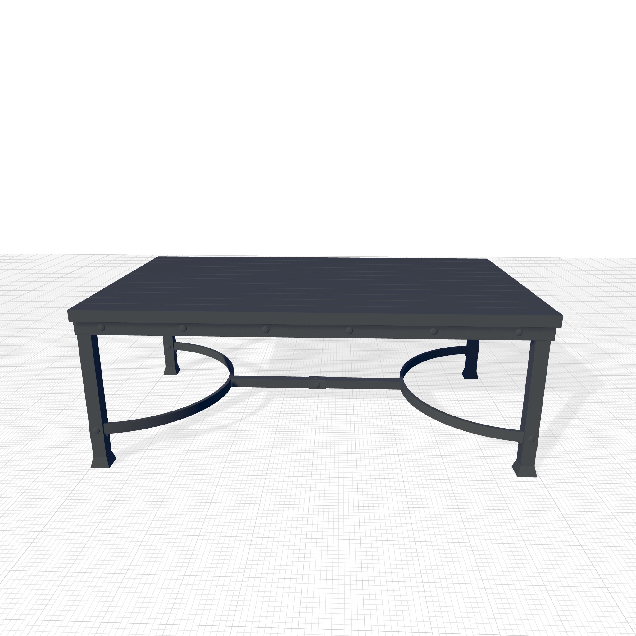 Carrillo Medieval Coffee Designer Table 3D model_3