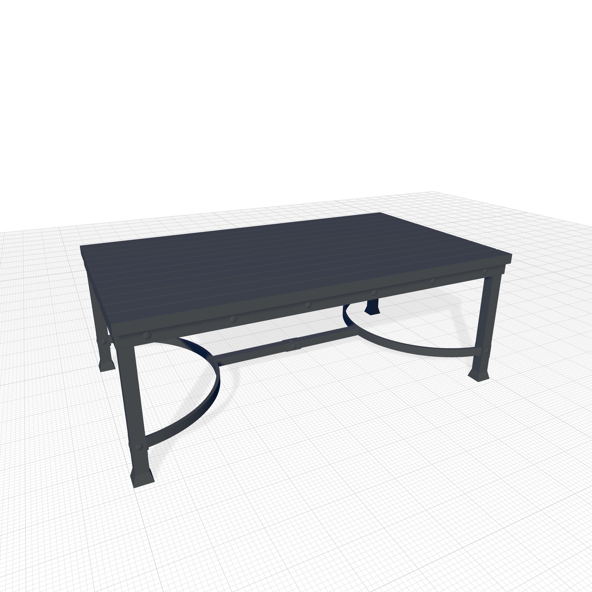 Carrillo Medieval Coffee Designer Table 3D model_4