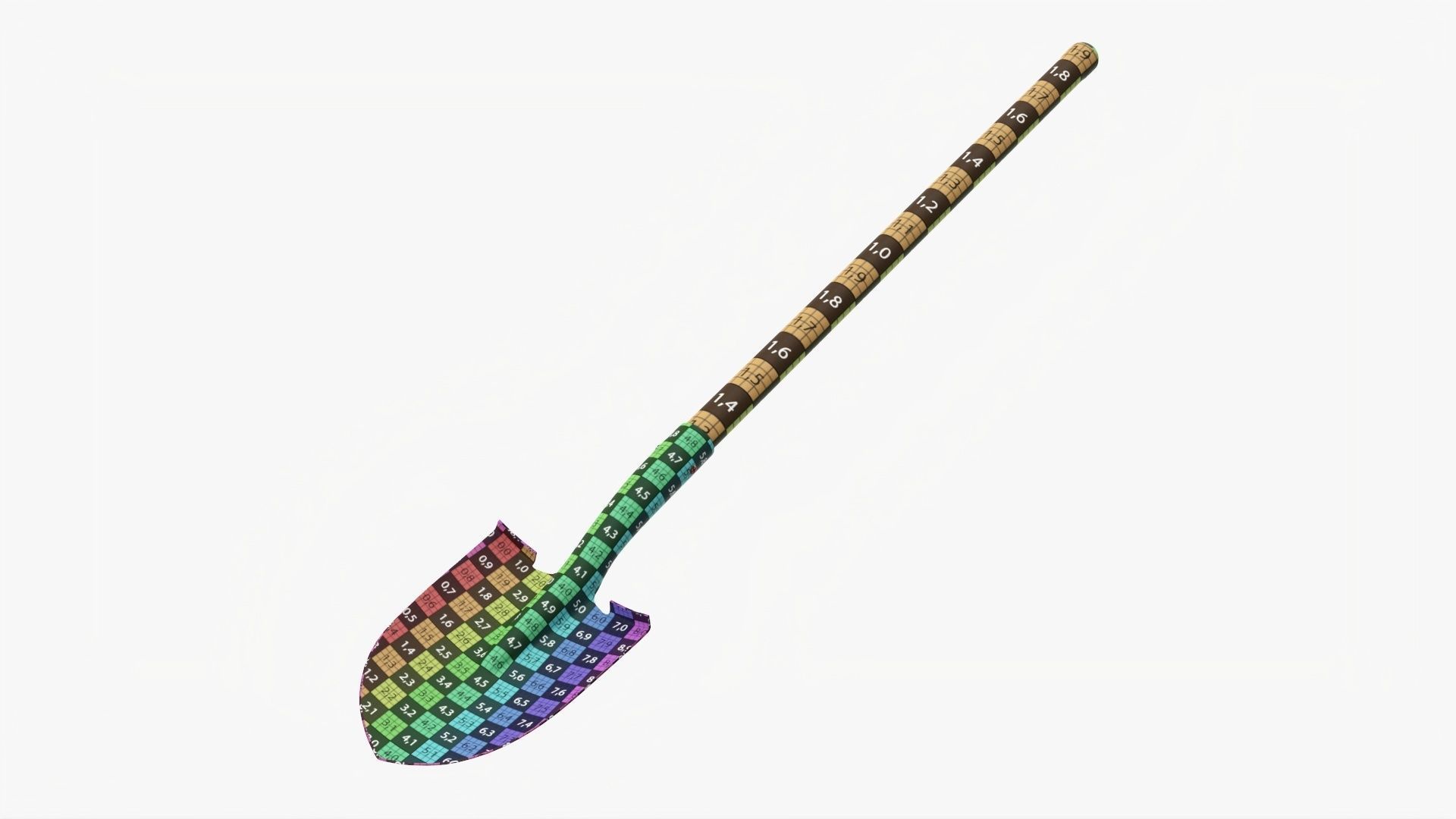 Shovel gardening 01 3D model_12