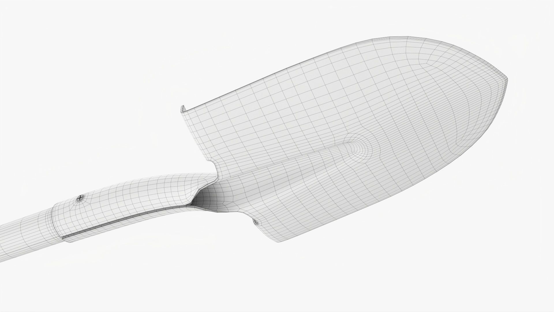 Shovel gardening 01 3D model_8