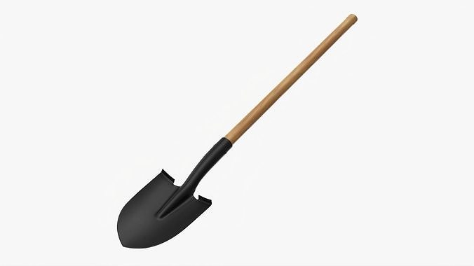 Shovel gardening 01 3D model