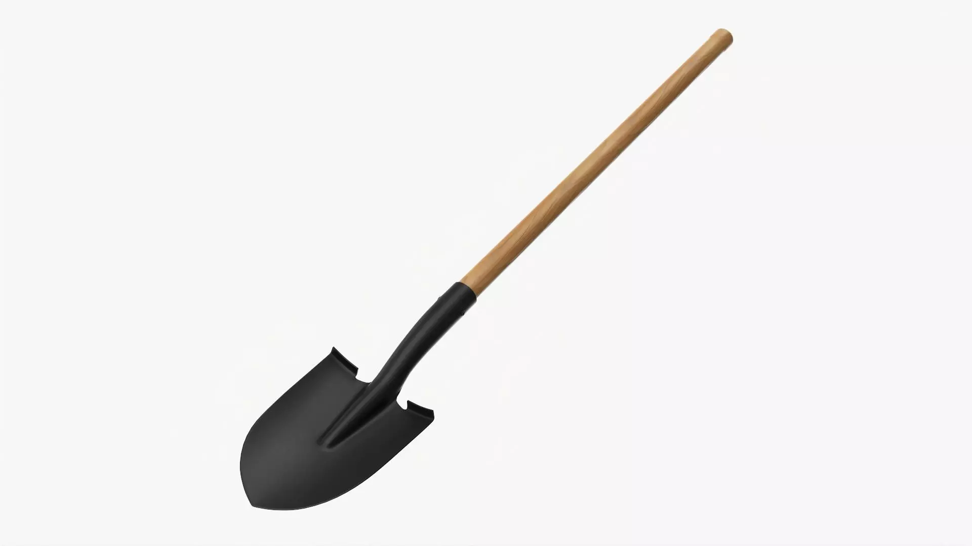 Shovel gardening 01 3D model_0