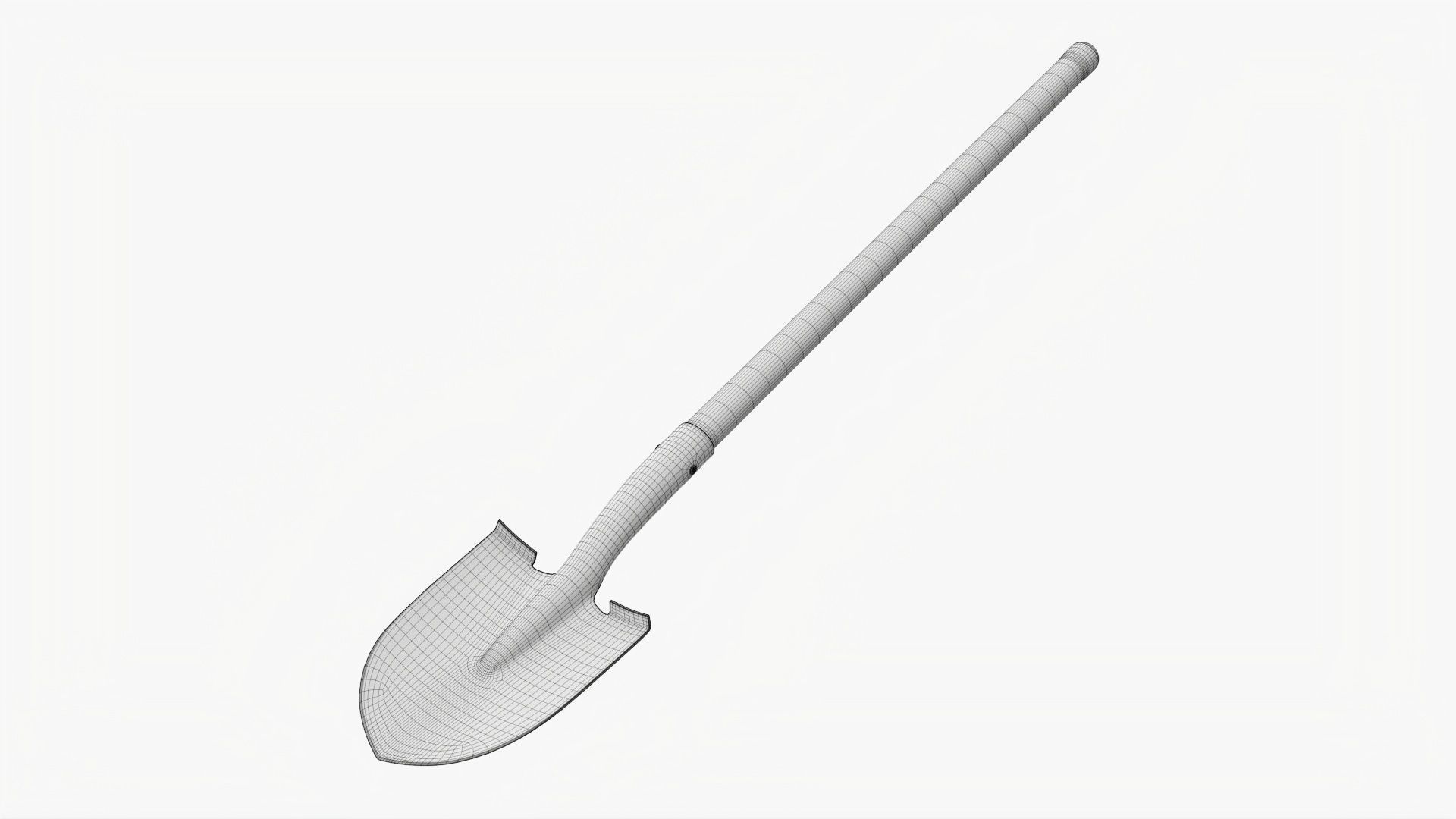Shovel gardening 01 3D model_6