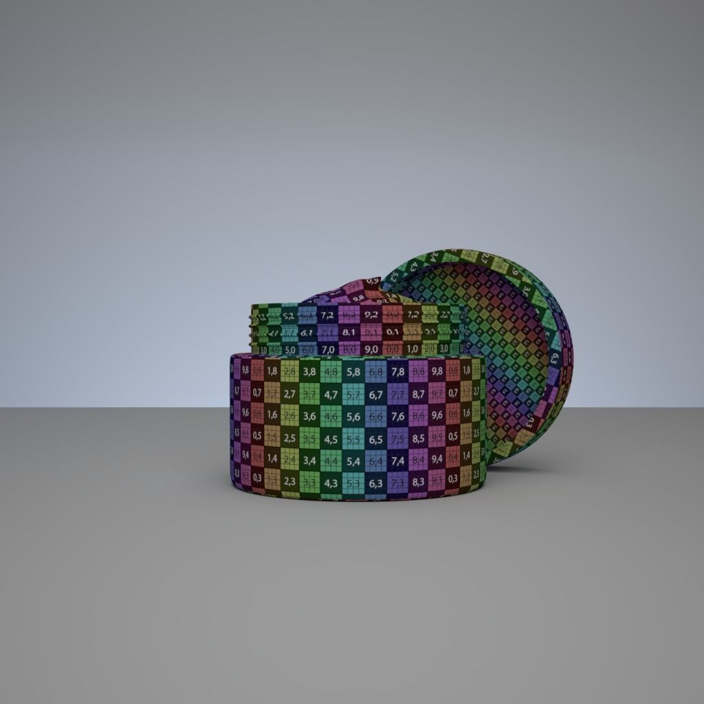 Cosmetic Container and Cream 3D model_6