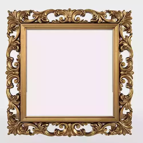 classic mirror gold frame