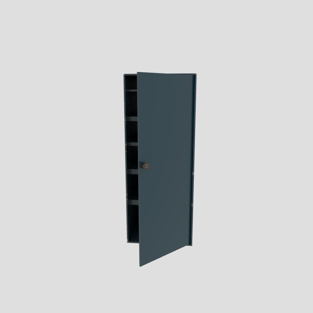 Cabinet storage Free low-poly 3D model_5