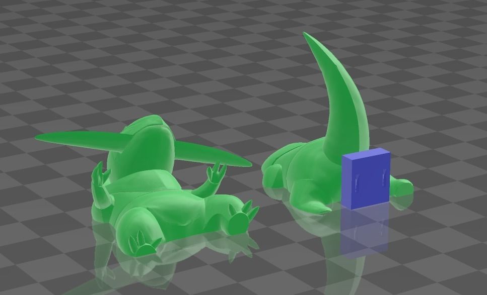 Pokemon Fraxure 3d model 50mm 3D print model_8