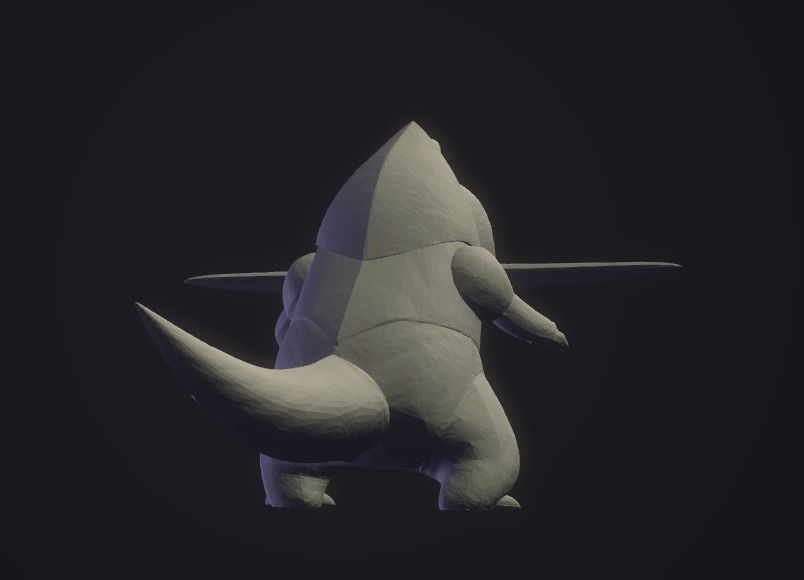 Pokemon Fraxure 3d model 50mm 3D print model_4