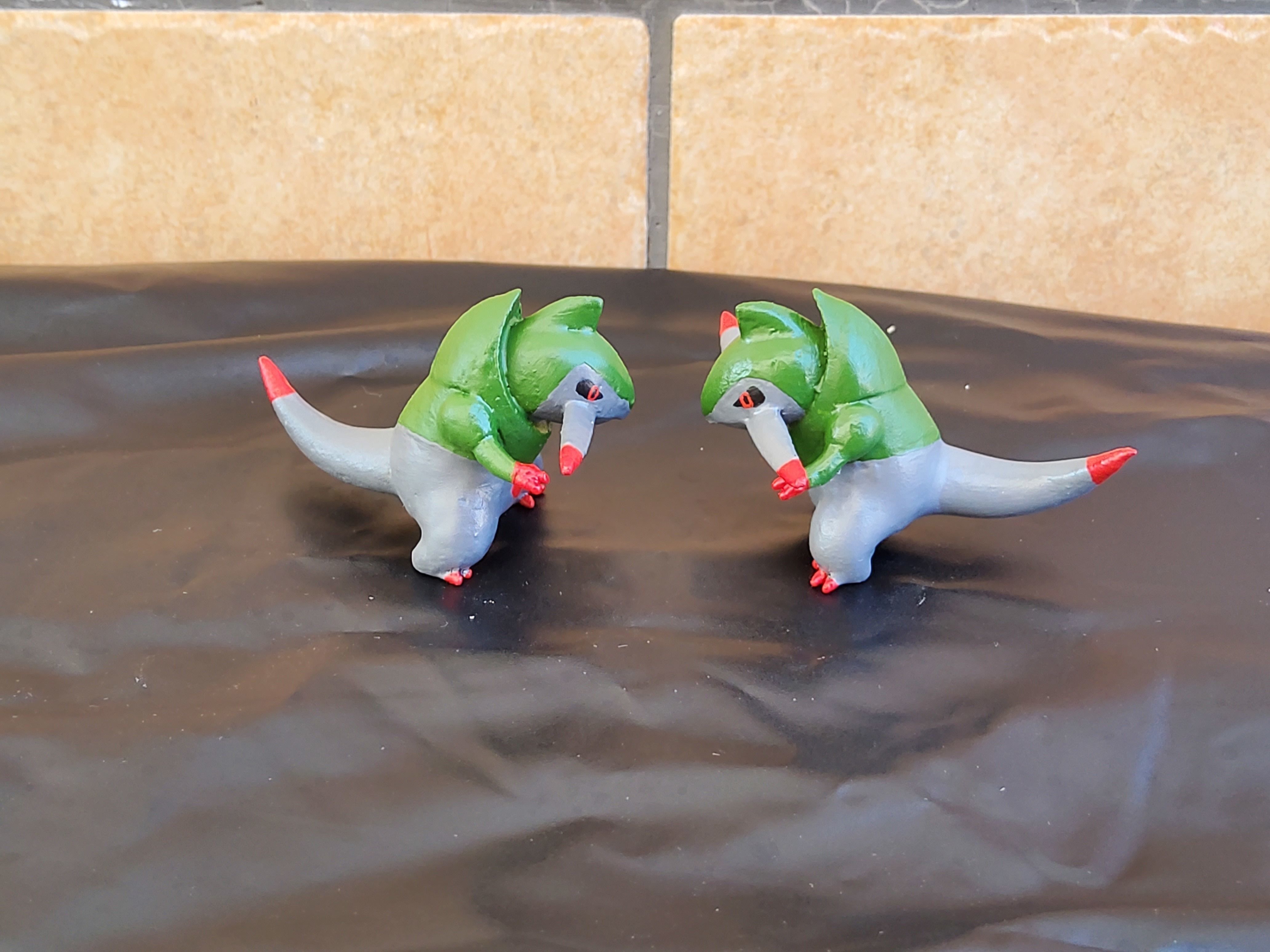 Pokemon Fraxure 3d model 50mm 3D print model_12