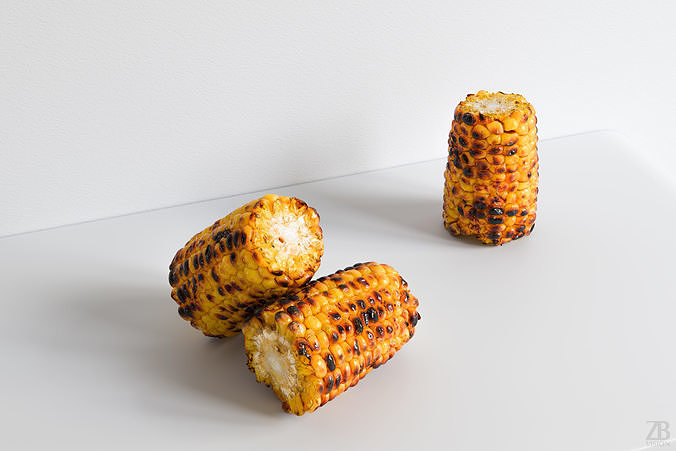 Grilled Corn 3D model