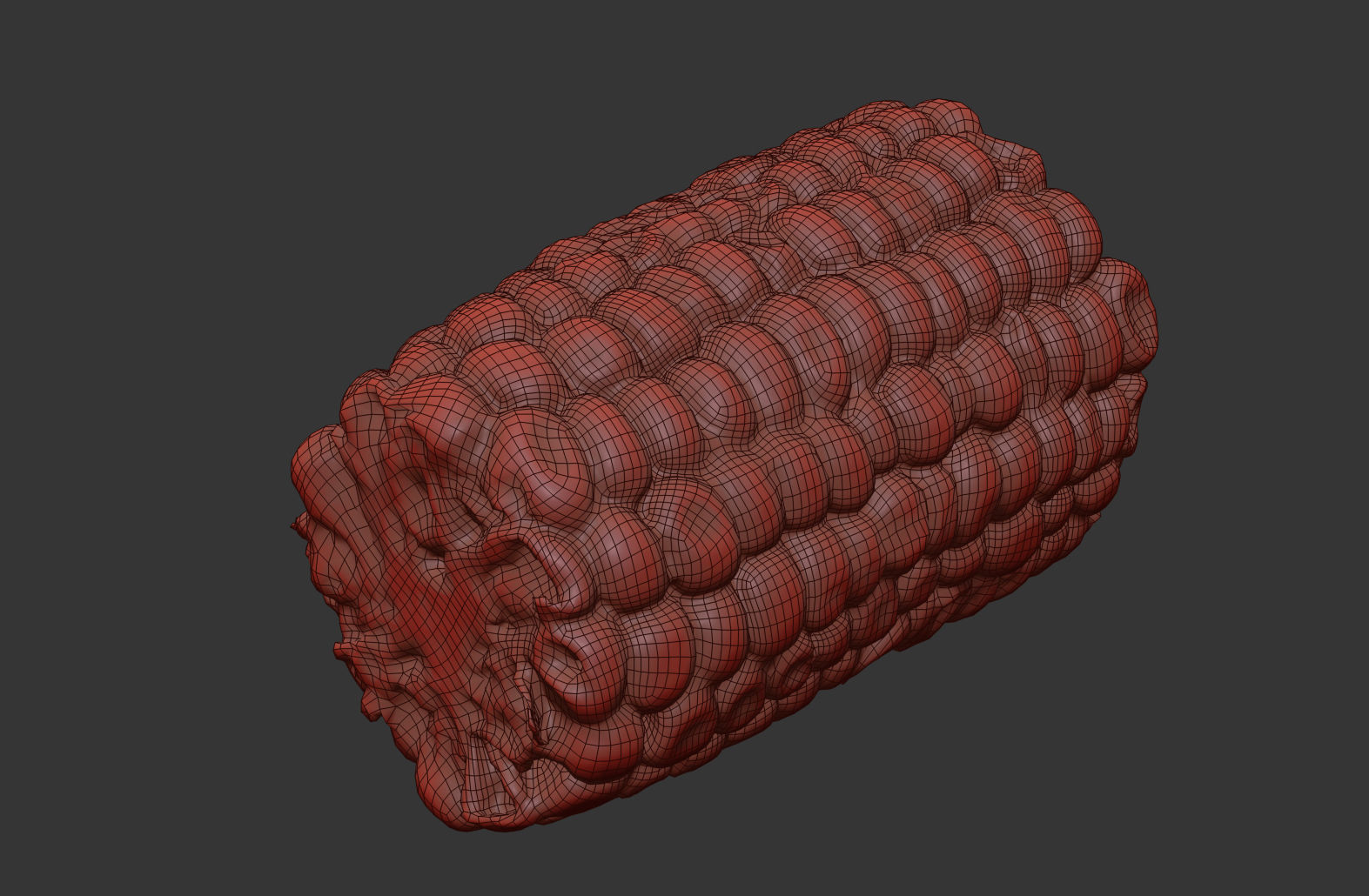 Grilled Corn 3D model_9
