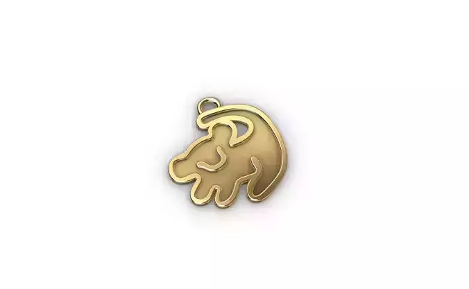 Lion king simple pendant 