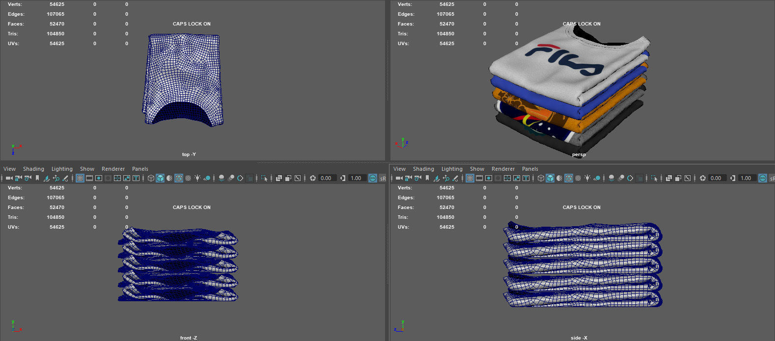 FOLDED T-SHIRT 3D model_15
