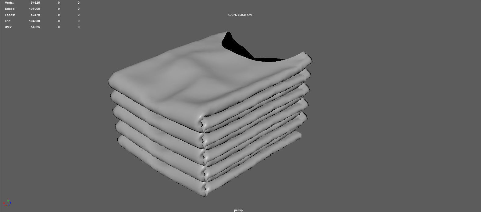 FOLDED T-SHIRT 3D model_10