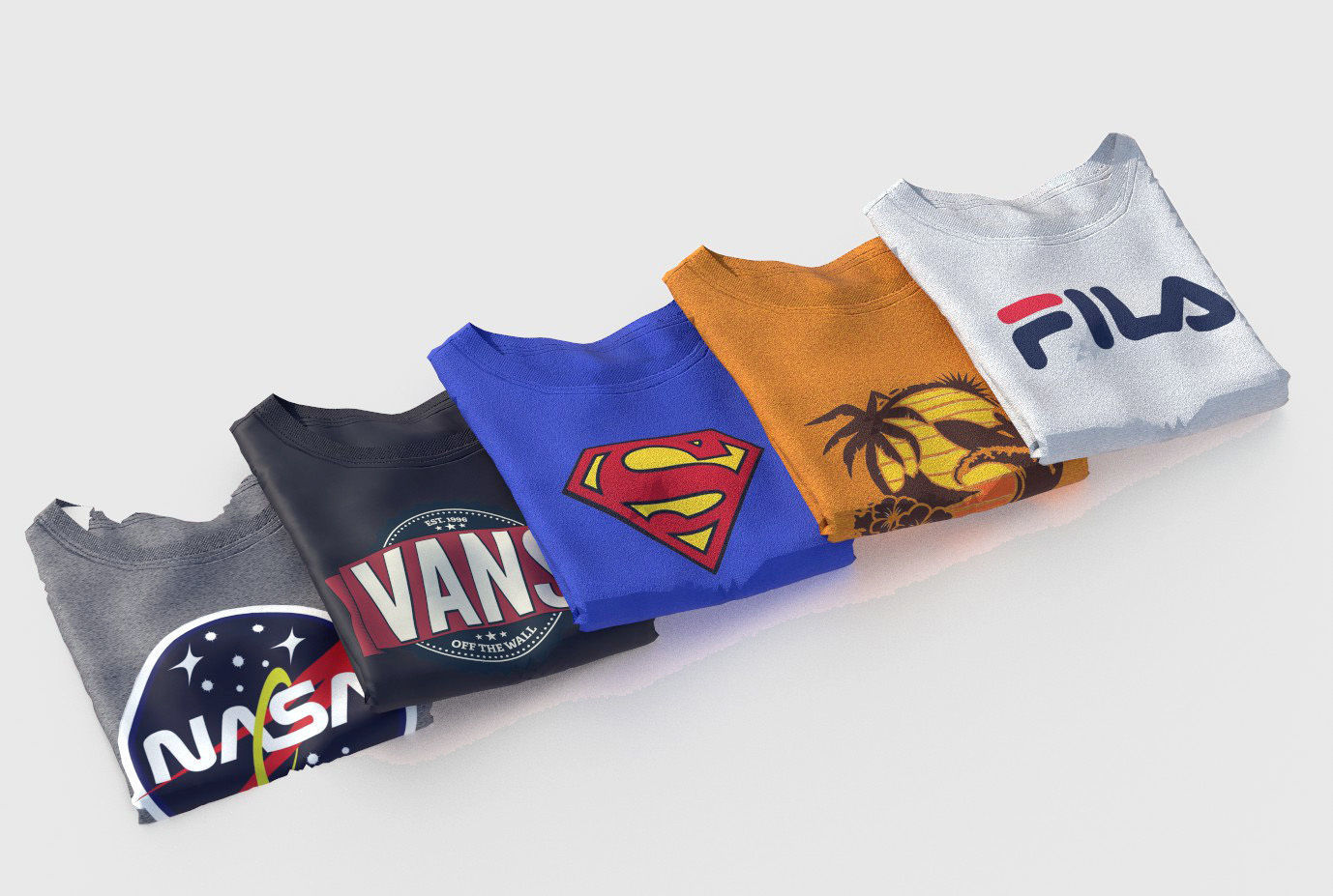 FOLDED T-SHIRT 3D model_2