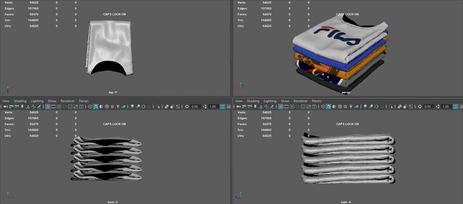 FOLDED T-SHIRT 3D model_14