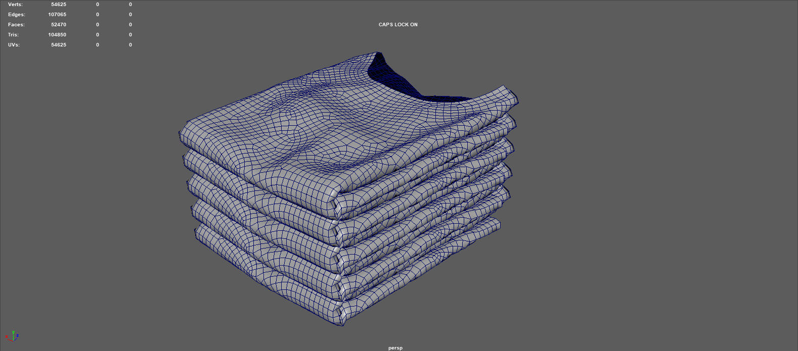 FOLDED T-SHIRT 3D model_11
