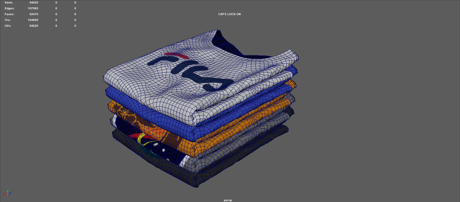 FOLDED T-SHIRT 3D model_12