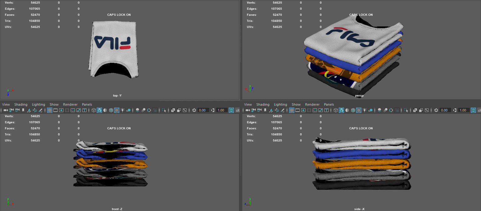 FOLDED T-SHIRT 3D model_13