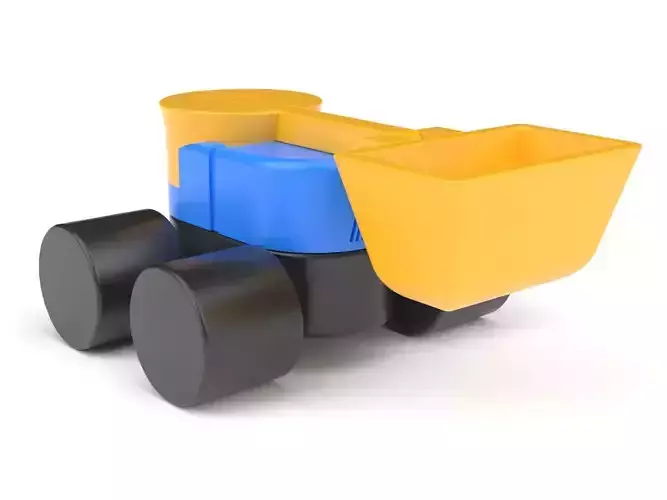 Children toy plasticky truck 03