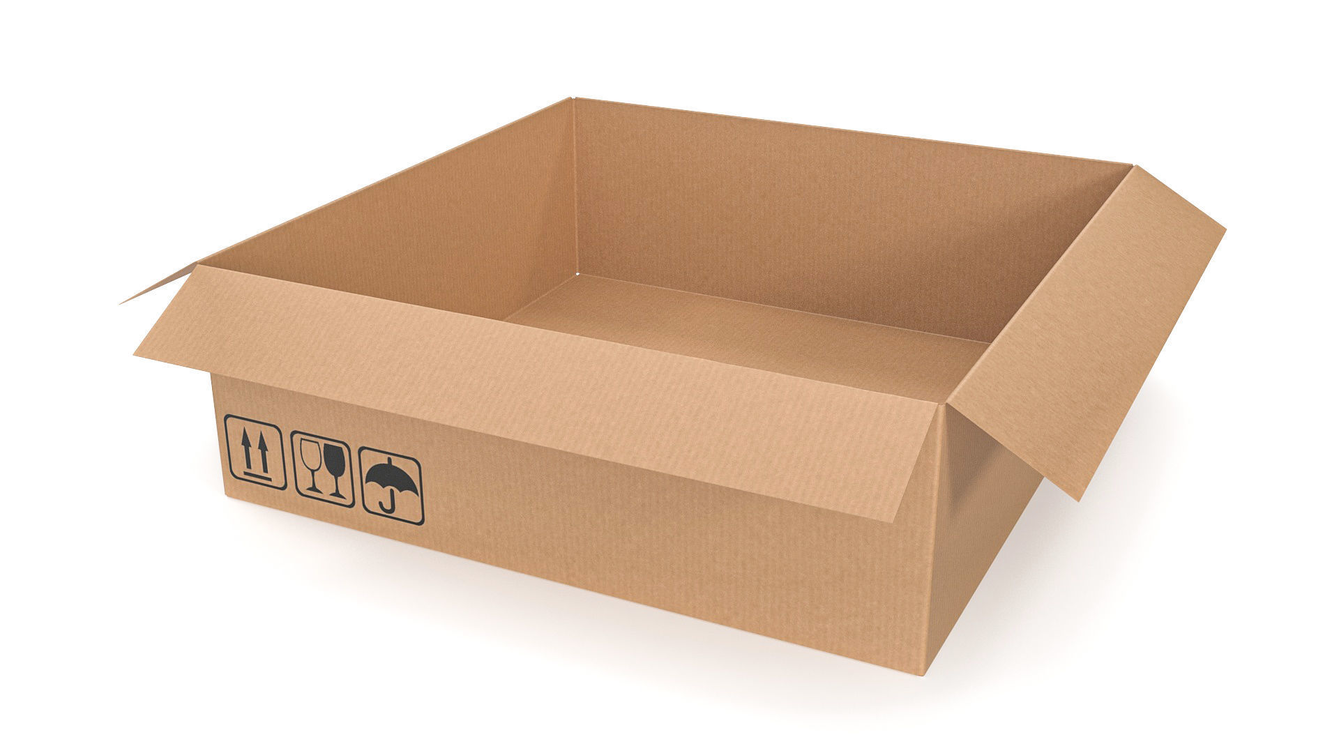 Cardboard boxes 07 3D Model Collection_4